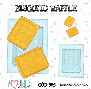Molde Biscoito Waffle -- CÓD 385