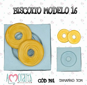 Molde Biscoito Modelo 16--CÓD 391