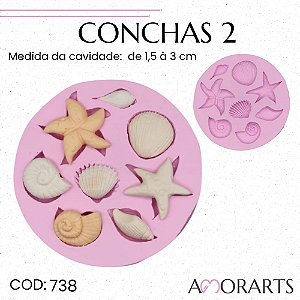 Molde Conchas 2-- CÓD 738