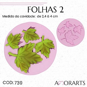 Molde Folhas 2--CÓD 739