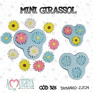 Molde mini Girassol-- CÓD 326