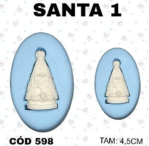 Molde de Silicone Santa 2--CÓD 598