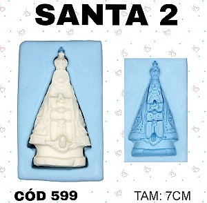 Molde de Silicone Santa 2--CÓD 599