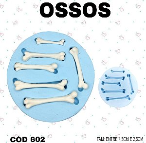 Molde de Silicone Ossos--CÓD 602