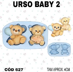 Molde de silicone Urso Baby 2--CÓD 627