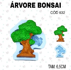 Molde de silicone Árvore Bonsai--CÓD 632
