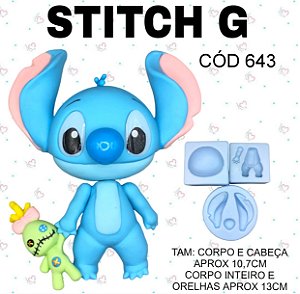 Molde de silicone Stitch G--CÓD 643