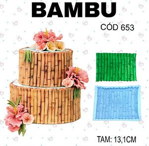 Molde de silicone Bambu--CÓD 653