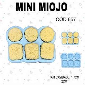 Molde de silicone Mini Miojo--CÓD 657
