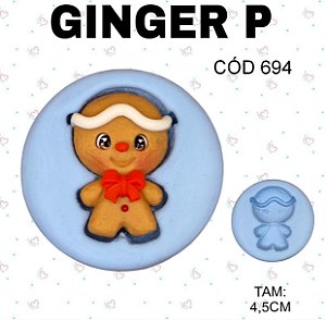 Molde de silicobne Ginger P--CÓD 694