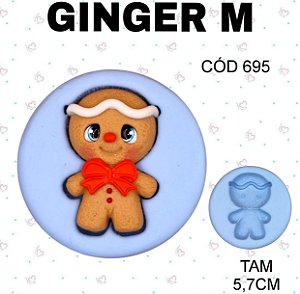 Molde de silicone Ginger M--CÓD 695