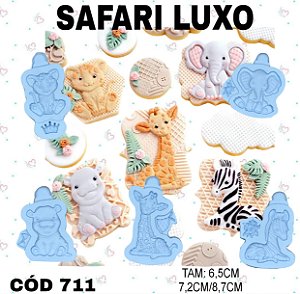 Molde de silicone Safari Luxo--CÓD 711