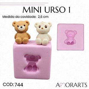 Molde de silicone Mini Urso 1--CÓD 744