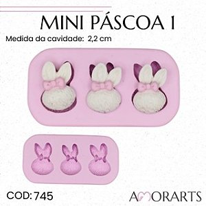 Molde de silicone Mini Páscoa 1--CÓD 745