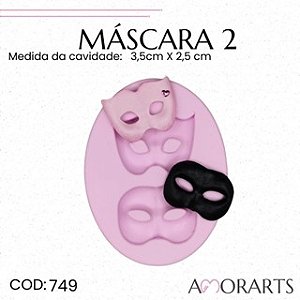Molde de silicone Máscara 2--CÓD 749