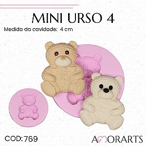Molde de silicone Mini Urso 4 --CÓD 769