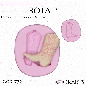 Molde de silicone Bota P --CÓD 772