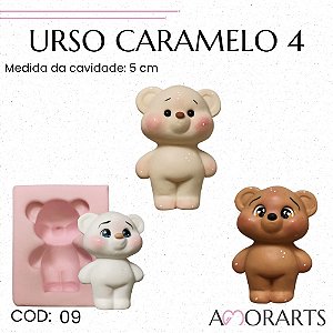 Molde de silicone Urso Caramelo 4-- CÓD 09