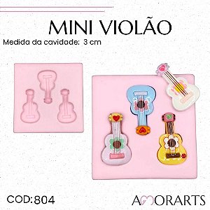 Molde de silicone Mini Violão --CÓD 804