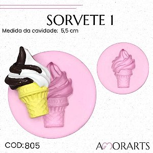 Molde de silicone Sorvete 1 --CÓD 805