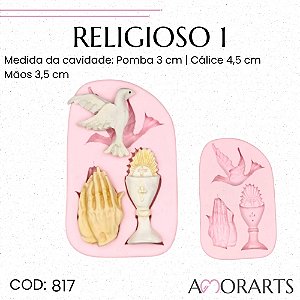 Molde de silicone Religioso 1--CÓD 817