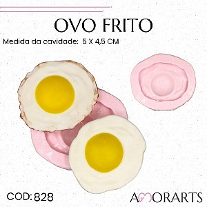 Molde de silicone Ovo Frito--CÓD 828