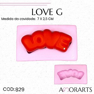 Molde de silicone Love G--CÓD 829