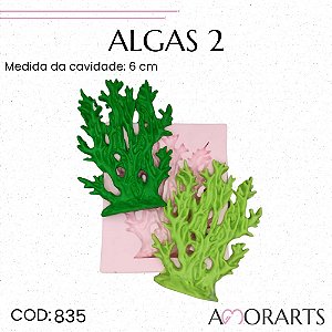 Molde de silicone Algas 2--CÓD 835