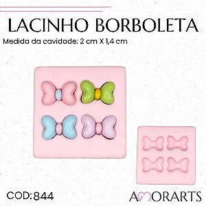 Molde de silicone Lacinho Borboleta-- CÓD 844