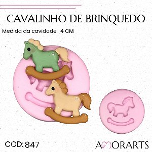 Molde de silicone Cavalo de Brinquedo--CÓD 847