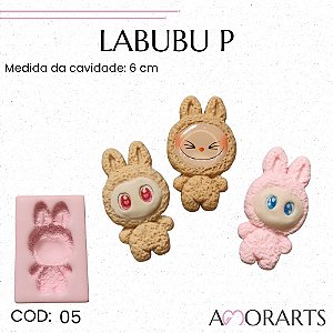 Molde de silicone Labubu P --CÓD 05