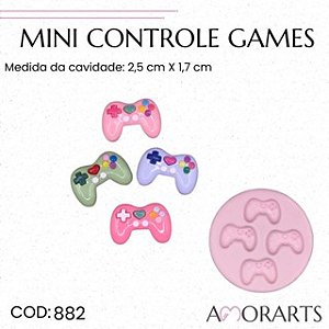 Molde de silicone Mini Controle Games--CÓD 882