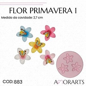 Molde de silicone Flor Primavera 1--CÓD 883