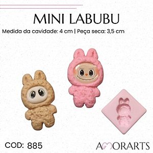 Molde de silicone Mini Labubu 1--CÓD 885