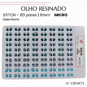 Olho resinado GR Stitch Micro -- 80 Pares
