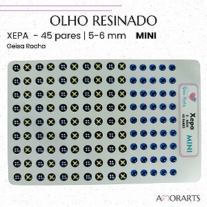 Olho Resinado GR Xepa Mini --45 Pares