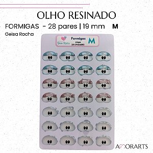 Olho resinado GR Formigas M--28 Pares