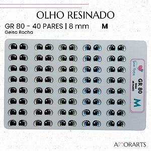 Olho resinado GR 80 M--40 pares