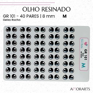 Olho resinado GR 101 M -- 40 Pares