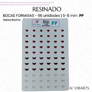Adesivo Resinado GR Boca Formigas PP --66 Unidades