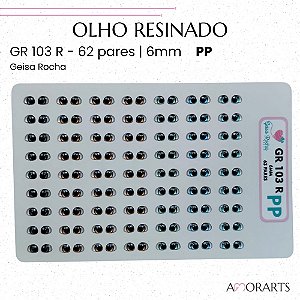 Olho resinado GR 103 PP --63 Pares