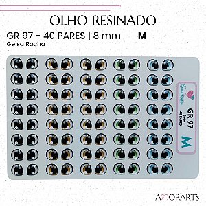 Olho resinado GR 97 M -- 40Pares