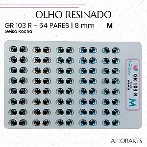 Olho resinado GR 103 M -- 40 Pares