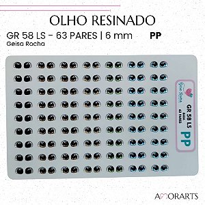 Olho resinado GR 58 LS PP-- 63 Pares