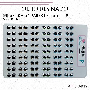 Olho resinado GR 58 LS P -- 54 Pares
