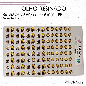 Olho resinado GR Rei Leão PP -- 56 Pares