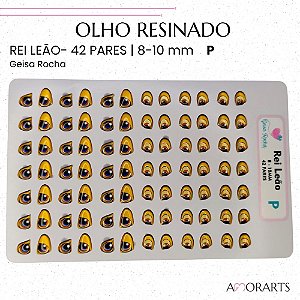 Olho resinado GR Rei Leão P-- 42 Pares