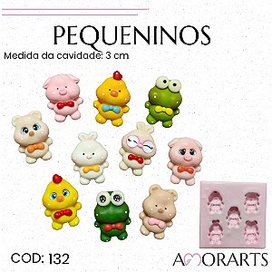 Molde de silicone Pequeninos--CÓD 132