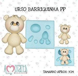 Molde Urso Barriguinha PP--CÓD 62