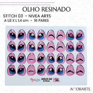 Olho resinado Nivia Art's Angel 03-- 16 Pares